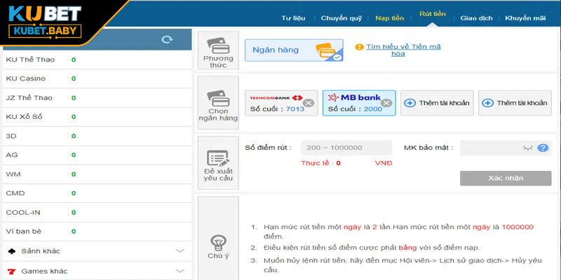 Nạp Và Rút Tiền Kubet Hướng Dẫn Chi Tiết Từ A Đến Z 2 Thanh toán trực tuyến Kubet