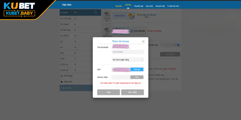 Mẹo Rút Tiền KUBET Khi Tài Khoản Bị Khóa Hướng Dẫn Chuẩn Xác 1 Xác thực tài khoản an toàn anh em không thể bỏ qua